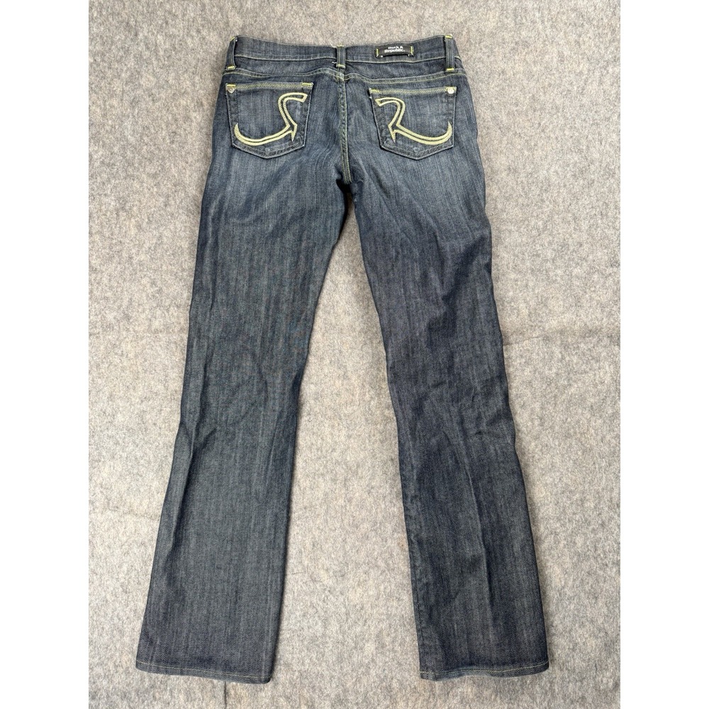 Rock & Republic Costello Jeans Women's 26 Dark Wash Straight Leg Denim - Picture 12 of 13